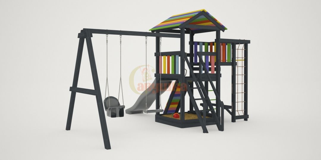 Детская площадка Савушка 5 BLACK EDITION